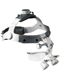 Loupes Binoculaires HEINE HR 2.5 x avec i-View sur bandeau Professional L