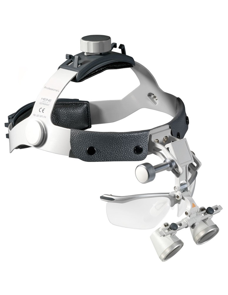 Loupes Binoculaires HEINE HR 2.5 x avec i-View sur bandeau Professional L