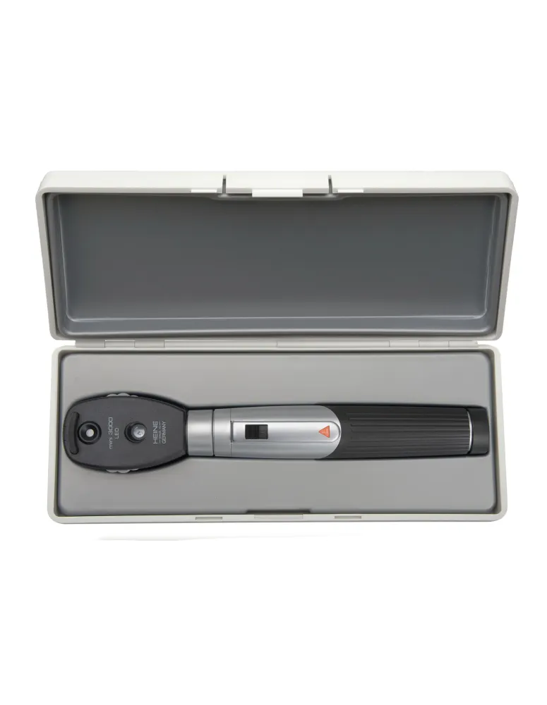 Ophtalmoscope HEINE mini 3000 LED dans un coffret