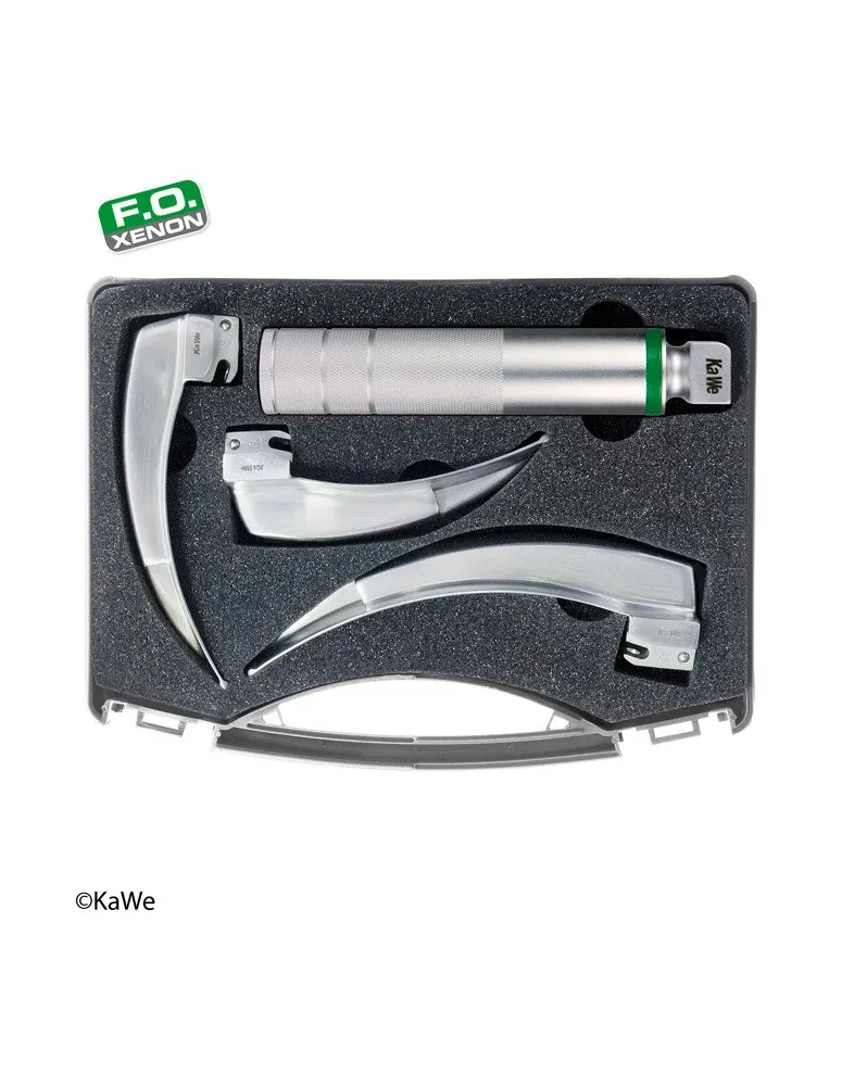 Kit de laryngoscope KaWe MEGALIGHT Macintosh F.O. adultes