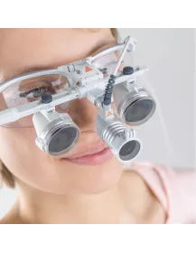 HEINE LoupeLight 2 sets avec loupes binoculaires HR 2,5x / 340 mm