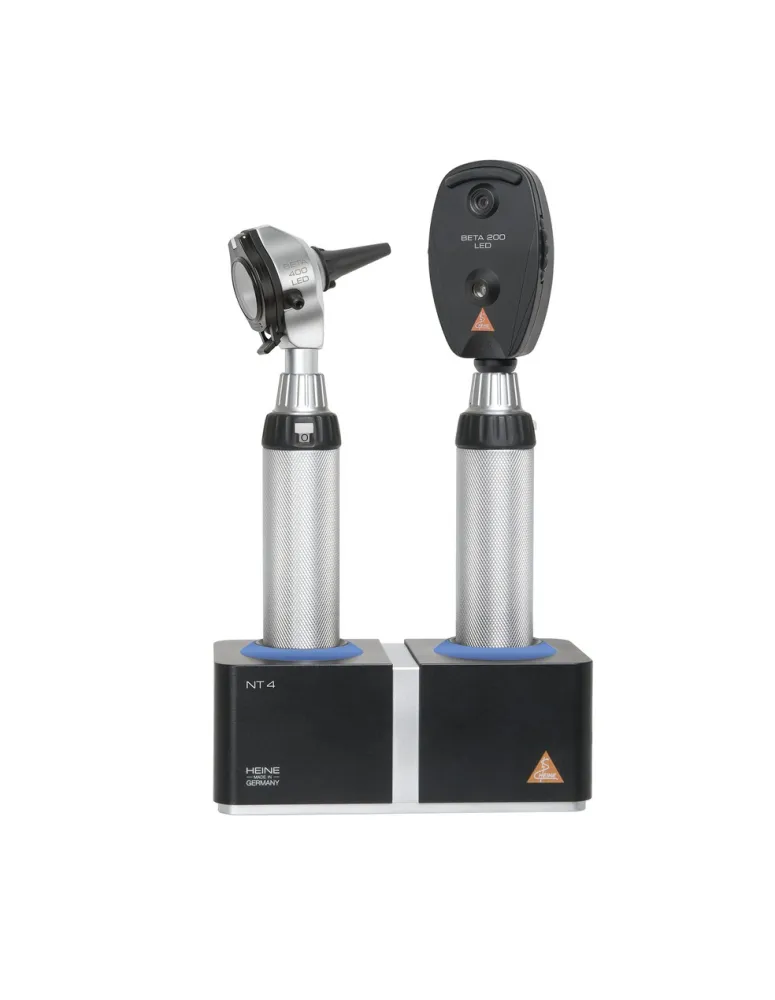 HEINE BETA 400/200 LED Kit de diagnostic avec poignées rechargeable HEINE BETA 400/200 LED Kit de diagnostic avec poignées rechargeable