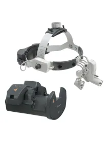 Lampe frontale HEINE ML4 LED Kit 6c avec loupes binoculaires HR 2.5x/340