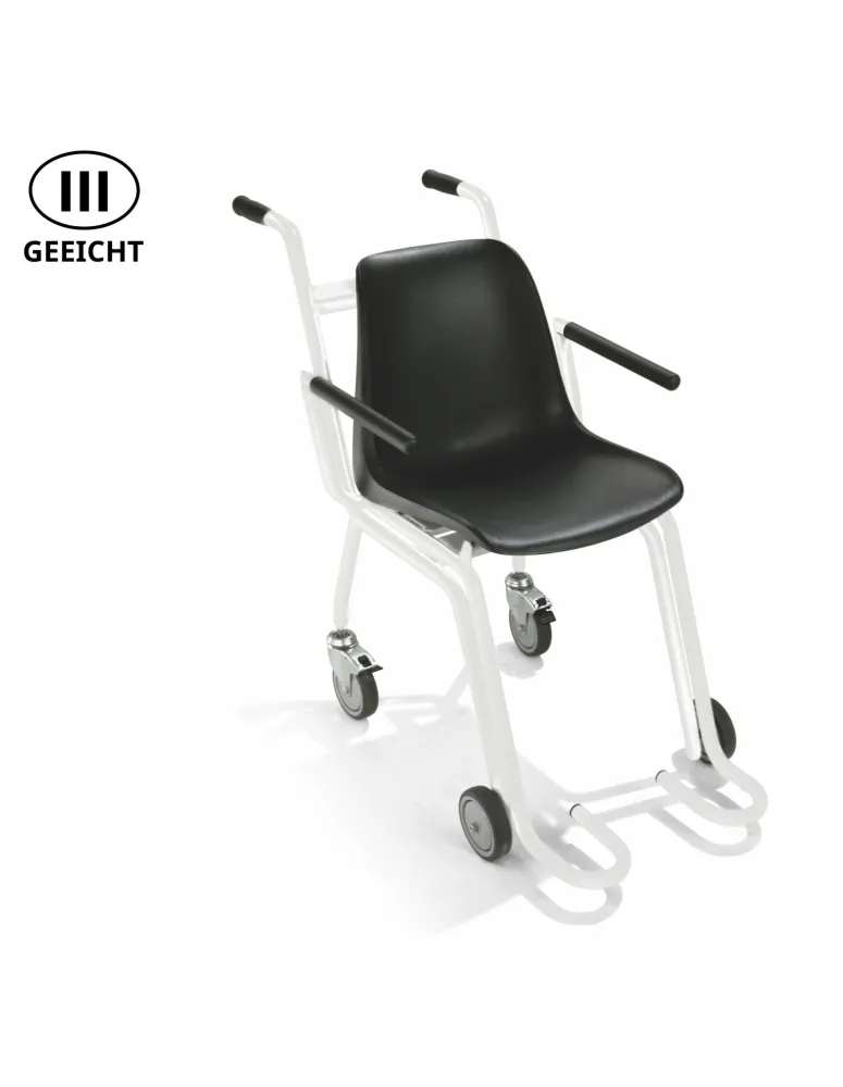 Geeichte Stuhlwaage ADE M400020-01 mit 4 Lenkrollen