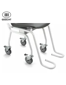 Geeichte Stuhlwaage ADE M400020-01 mit 4 Lenkrollen