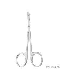 Irisschere und Fadenschere Aesculap, gebogen, spitz/spitz, 11,5 cm