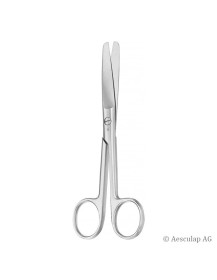 Chirurgische Schere, gerade, stumpf/stumpf, 14,5 cm