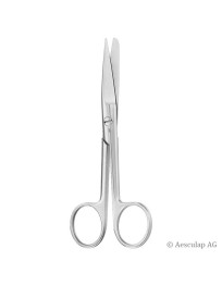Chirurgische Schere, gerade, spitz/stumpf, 14,5 cm