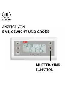 Pèse-personne avec bâton de mesure ADE M320000-01MZ