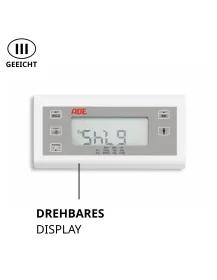 Geeichte Personenwaage mit Messstab ADE M320000-01MZ
