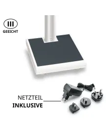 Geeichte Personenwaage mit Messstab ADE M320000-01MZ