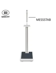 Geeichte Personenwaage mit Messstab ADE M320000-01MZ