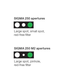 HEINE SIGMA 250 Diaphragmes