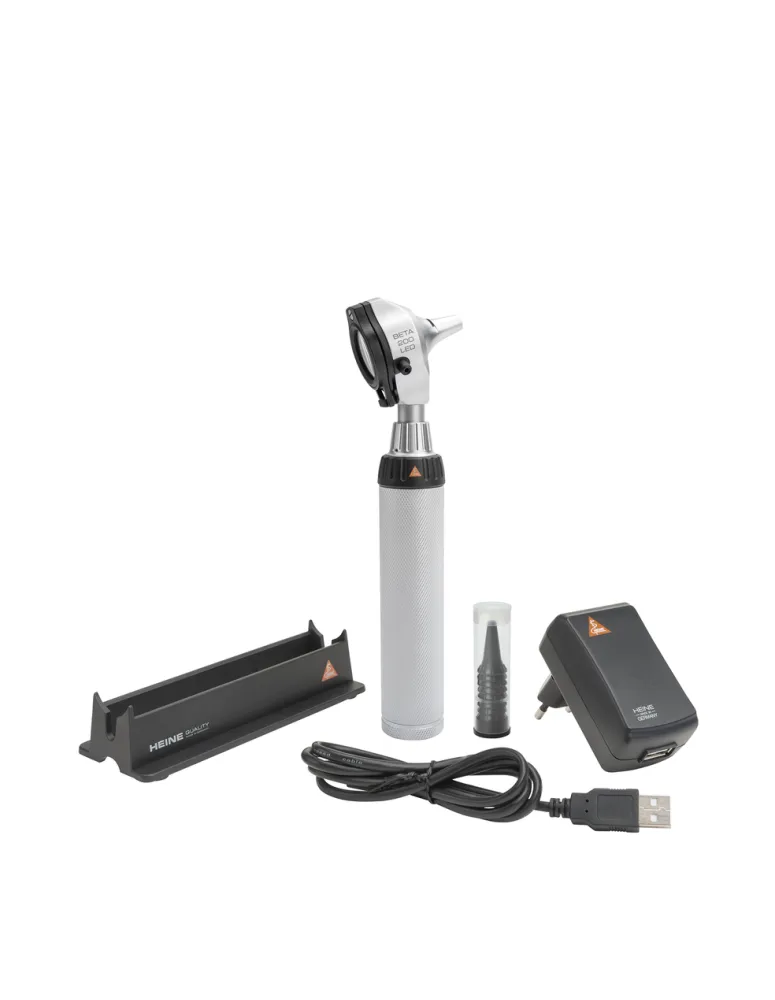 HEINE BETA 200 LED Otoscope avec poignée rechargeable