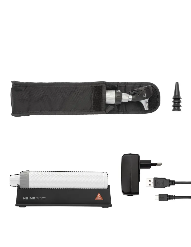 HEINE K180 LED Otoscope avec poignée rechargeable HEINE K180 LED Otoscope avec poignée rechargeable