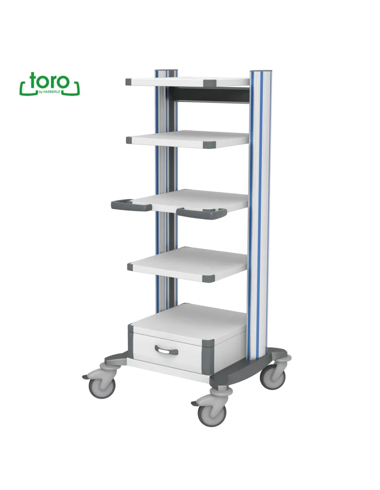 HAEBERLE toro Gerätewagen 45 mit 5 Ablageplatten und Schublade