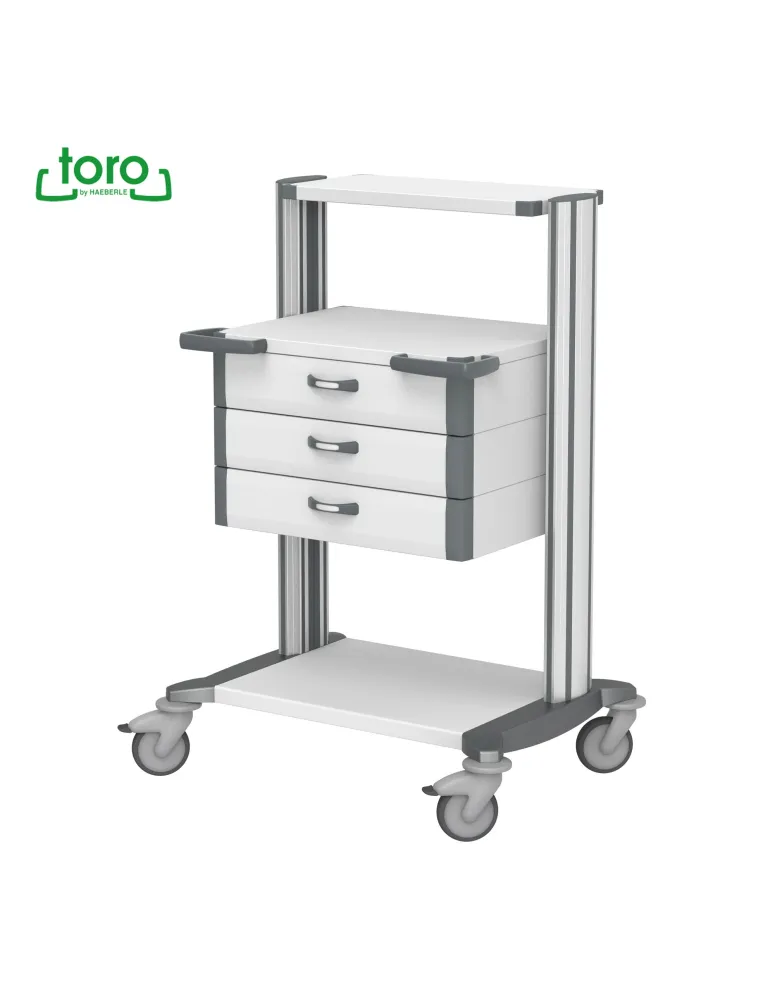 HAEBERLE toro Chariot d'urgence 45 avec 3 tiroirs HAEBERLE toro Chariot d'urgence 45 avec 3 tiroirs