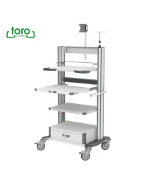 HAEBERLE toro Chariot d'endoscopie avec support de moniteur