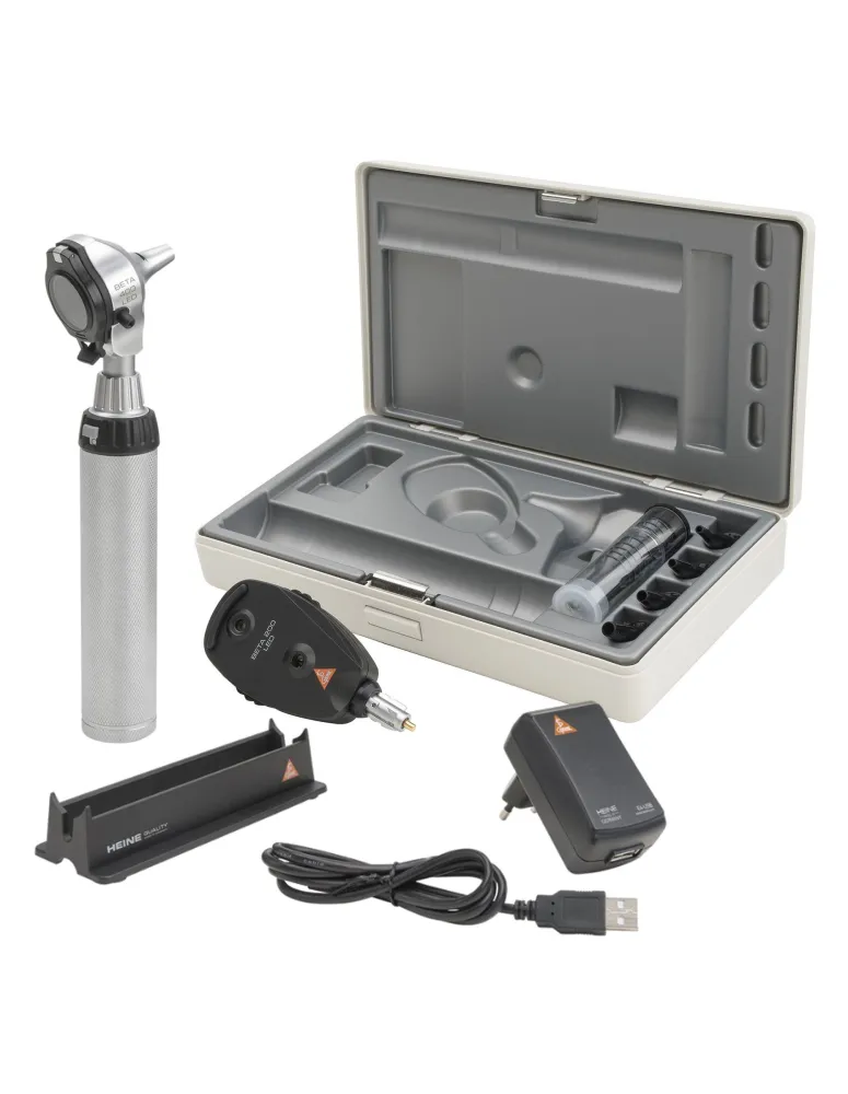 Kit de diagnostic HEINE BETA 400 LED avec poignée rechargeable