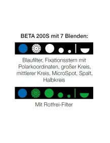 Ophtalmoscope HEINE BETA 200S avec 7 diaphragmes