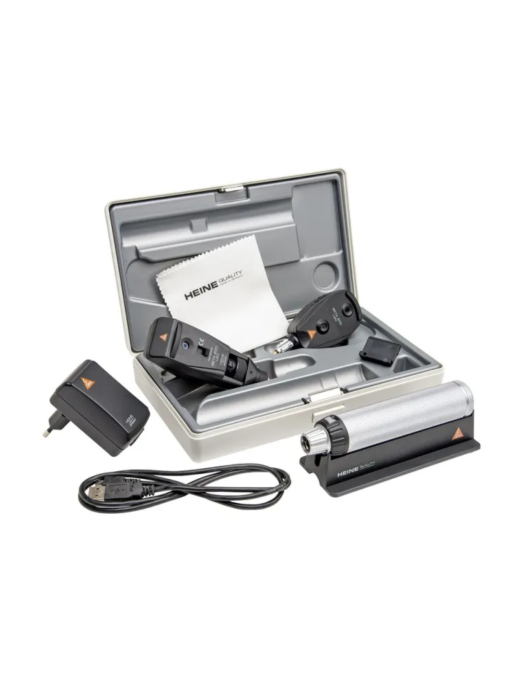 Kit de diagnostic ophtalmologique HEINE BETA 200 LED rechargeable