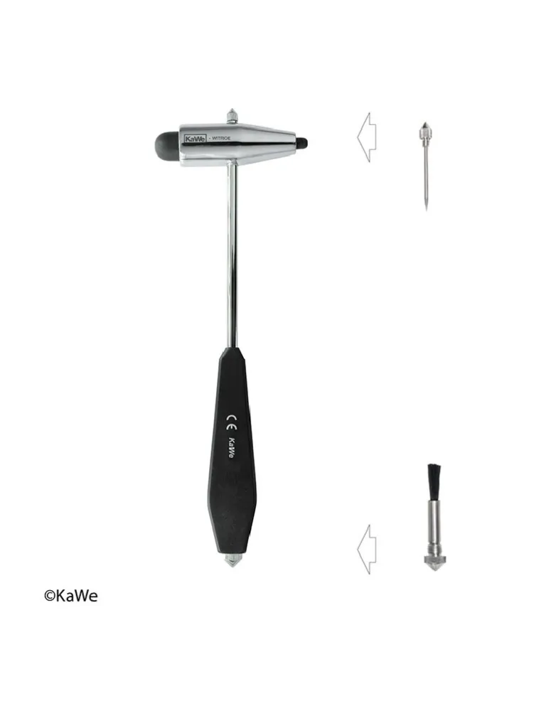 KaWe Reflexhammer Witroe mit Pinsel und Nadel KaWe Reflexhammer Witroe mit Pinsel und Nadel