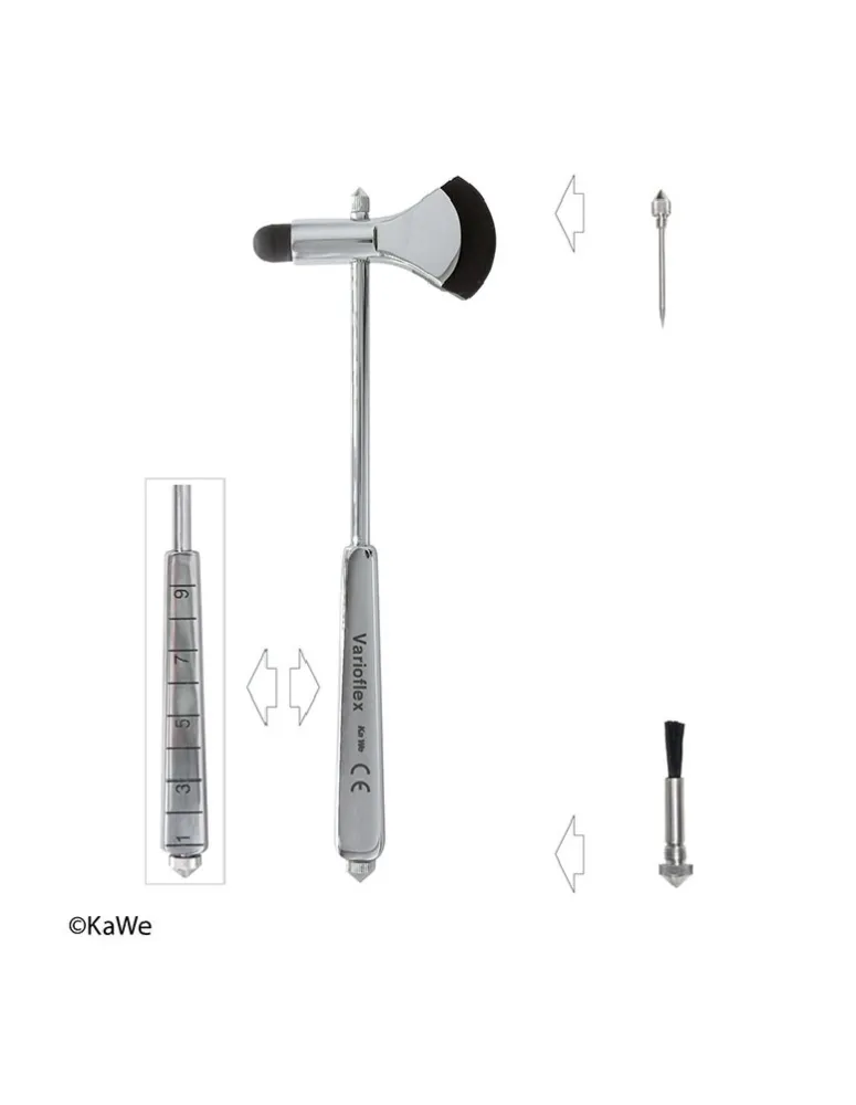 Varioflex Kombinations-Reflexhammer nach Fassbender Varioflex Kombinations-Reflexhammer nach Fassbender