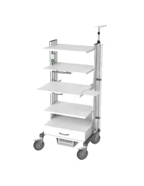 HAEBERLE swingo-clinic Endoskopiewagen mit Trenntrafo