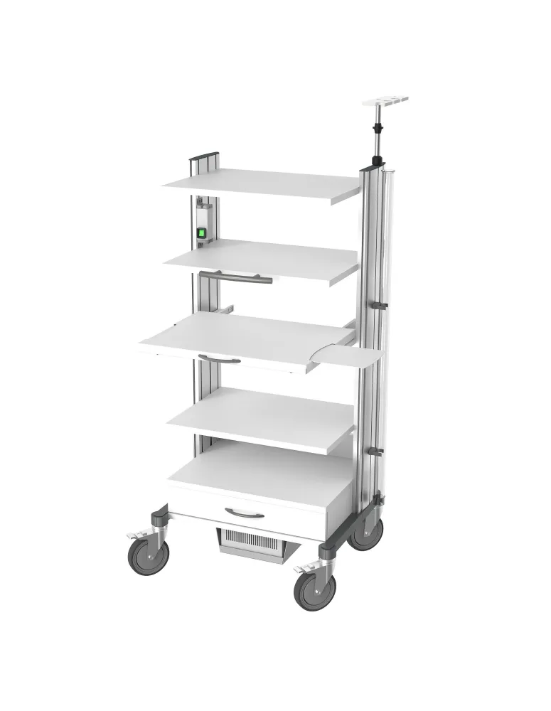 HAEBERLE swingo-clinic Endoskopiewagen mit Trenntrafo