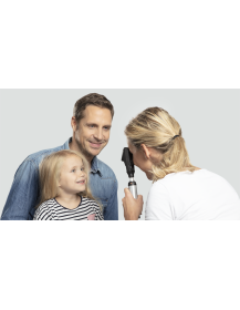 HEINE BETA 200 LED Strich-Skiaskop Set mit Batteriegriff