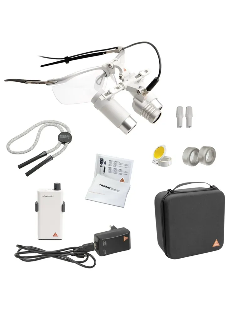 HEINE LoupeLight 2 Set mit HRP 3.5x Binokularlupen