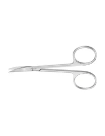 Irisschere und Fadenschere Aesculap, gebogen, spitz, 11 cm
