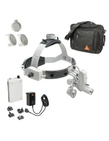 HEINE ML4 LED Kopfleuchte mit HR Binokularlupen mit mPack