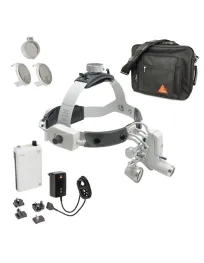 Lampe frontale HEINE ML4 LED avec loupes binoculaires HR avec mPack