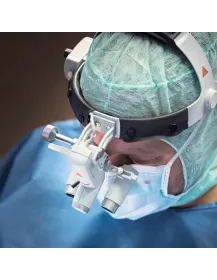 HEINE ML4 LED Kopfleuchte mit HRP Binokularlupen mit mPack