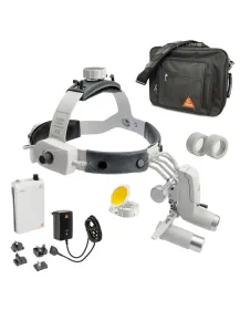 Lampe frontale HEINE ML4 LED avec loupes binoculaires HRP avec mPack