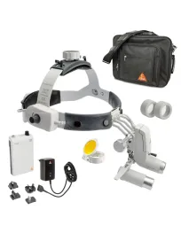 Lampe frontale HEINE ML4 LED avec loupes binoculaires HRP avec mPack